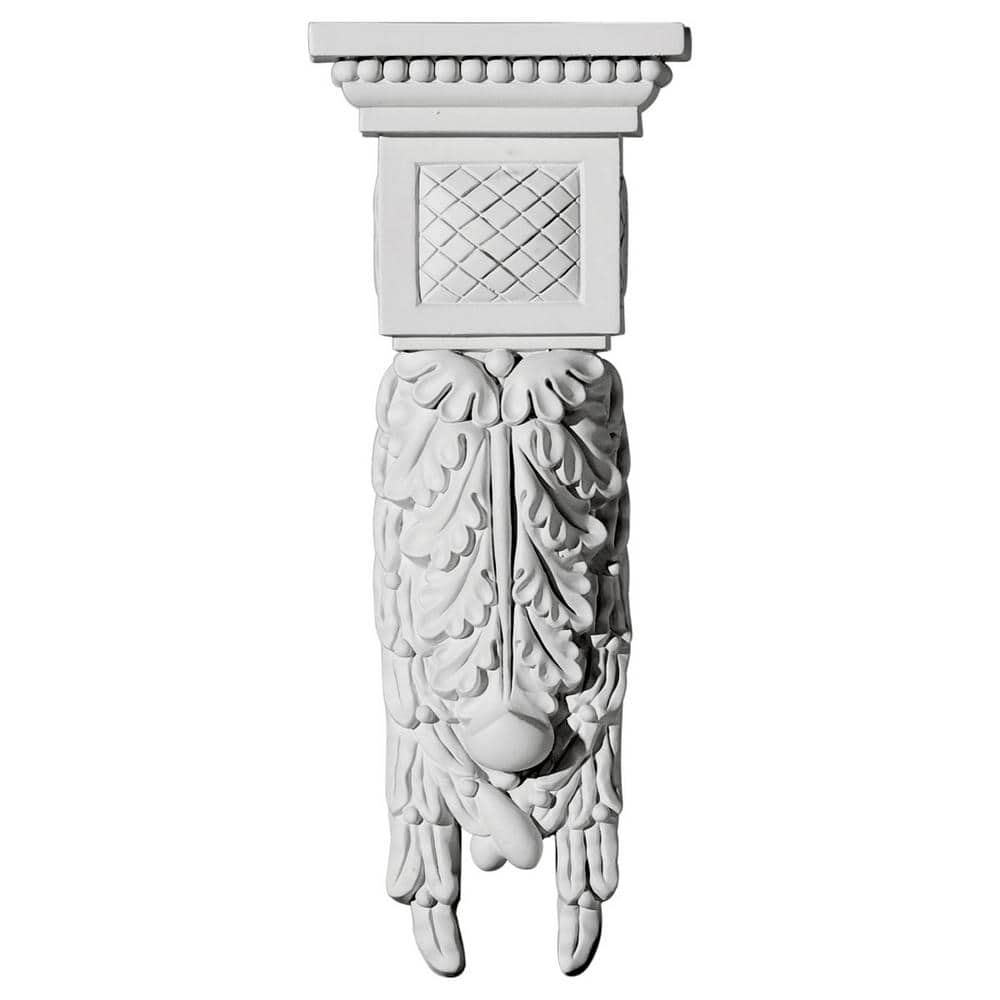 Hampshire Large White Urethane Decorative Drop Corbel