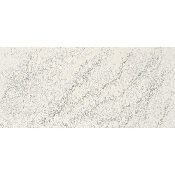 Caesarstone 2 in. x 7 in. Quartz Countertop Sample in Arabetto