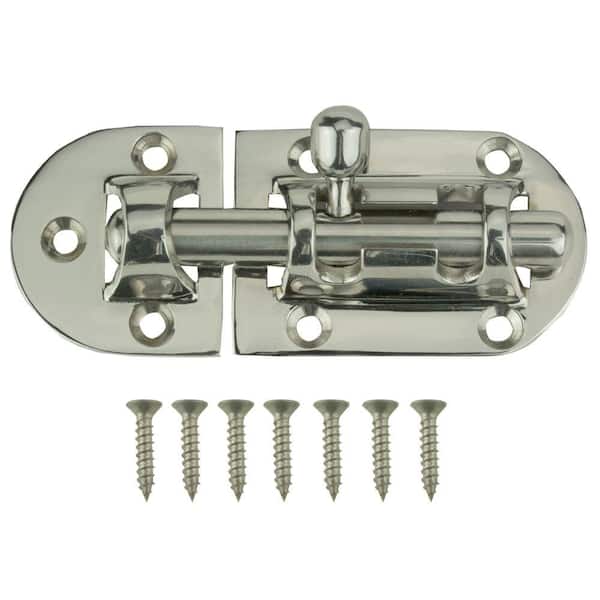3-5/8 in. Stainless Steel Barrel Bolt