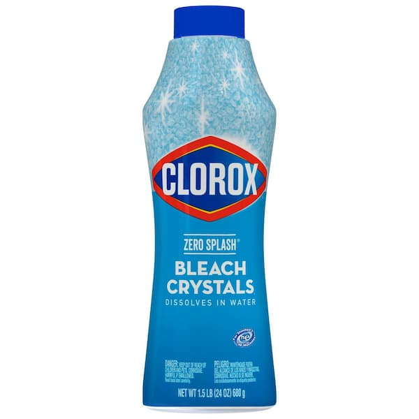 Clorox Laundry Zero Splash Regular Scent Bleach Crystals, 24 oz.