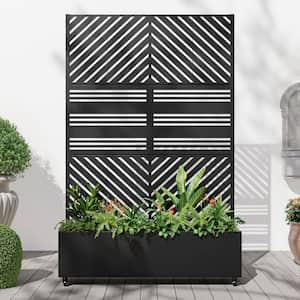 PexFix 16 in. L x 47 in. W x 11.9 in. H 155 qts. Black Metal