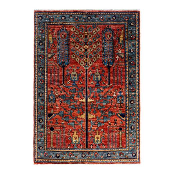 Solo Rugs Serapi Red 5 ft. x 8 ft. Tribal Wool Indoor Area Rug M1993 ...