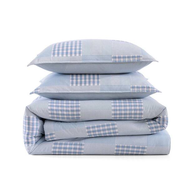 Tommy Hilfiger Hamptons Patchwork 3-Piece White/Blue Feather