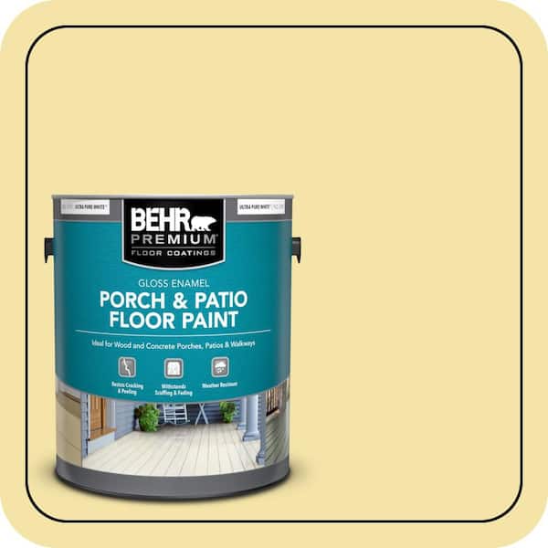 1 gal. #P320-3 Lily Bulb Gloss Enamel Interior/Exterior Porch and Patio Floor Paint
