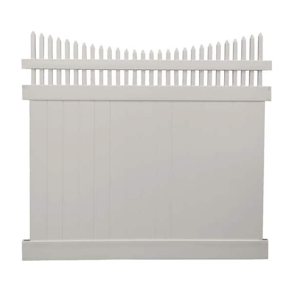 Weatherables Halifax 7 ft. H x 6 ft. W Tan Vinyl Privacy Fence Panel Kit