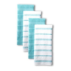 Albany Aqua Kitchen Towel Set (Set of 4)