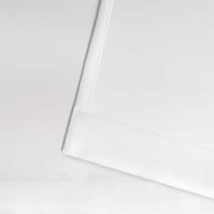 Cabana Winter White Solid Light Filtering Grommet Top Indoor/Outdoor Curtain, 54 in. W x 108 in. L (Set of 2)