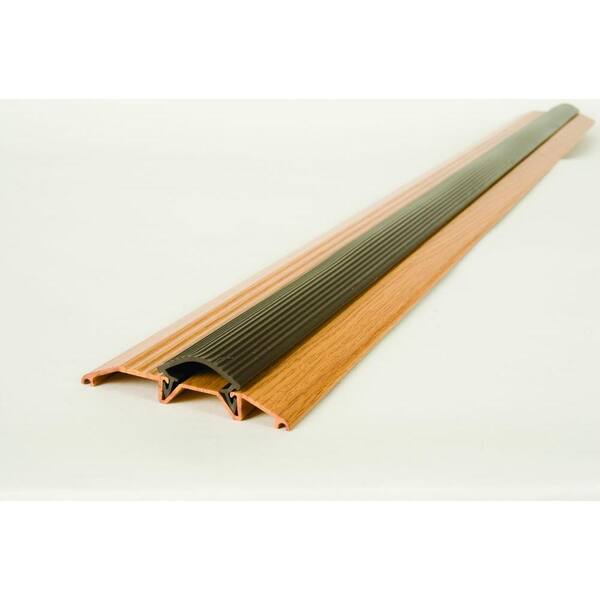 MD Building Products Metal Decor Deluxe Low Threshold with Vinyl Seal