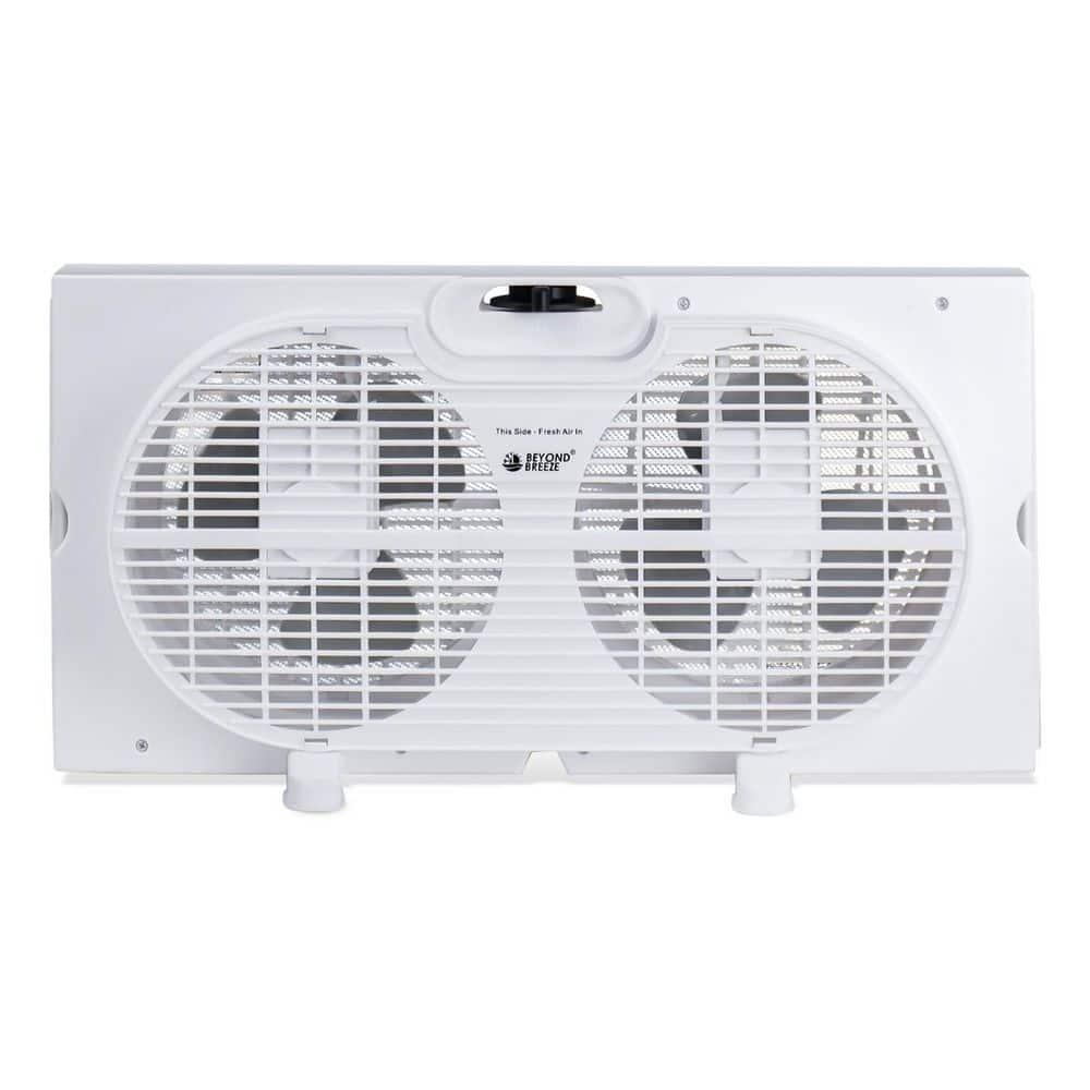 Twin Window Fan 9 in., 2-Speed Expandable Window Fan with Washable Bug Screen for Indoor Use, White price history on PriceWatchPro