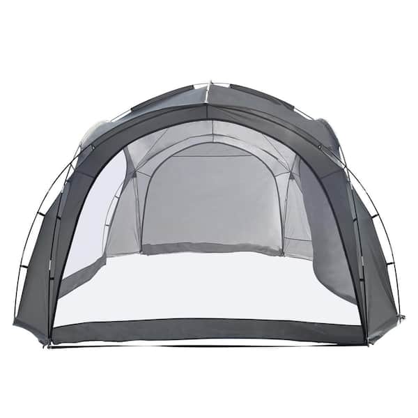 COOLSHARK 12 ft. x 12 ft. Beach Tent with UPF 50 Plus UV Protection Portable Beach Tent Sun Shelter Canopy, Lightweight Cabana