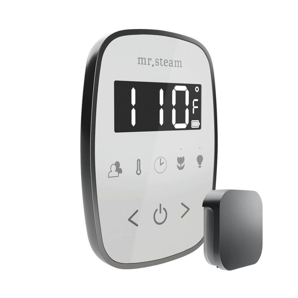 TempoFlex Steam Shower Control and Steamhead in White Satin Steel price history on PriceWatchPro