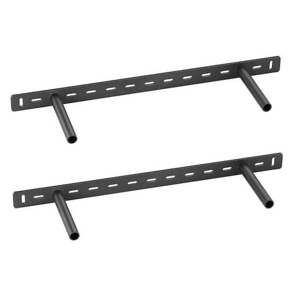 Floating Shelf Brackets 2 Pcs 150 lbs. /68 kg Weight Capacity 22x6. 2x1. 5 in. / 558. 4x157. 4x38. 1 mm Heavy Duty Black