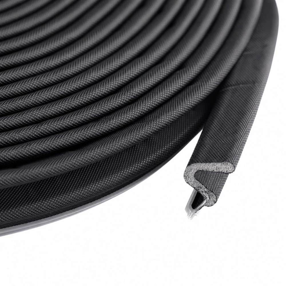 0.35 in. x 480 in. Black Door Weatherstrip Exterior Foam Seal for Window Sliding Door Soundproof Weather Stripping price history on PriceWatchPro
