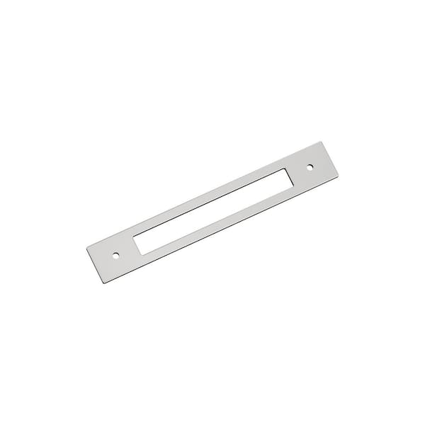 Amerock Medora 6-5/16 in. Center-to-Center Rectangle Polished Chrome Pull Cabinet Backplate
