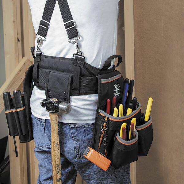ELOTOUGH Tool Belt With Suspenders Tool Bag Suspenders Fraers Cob