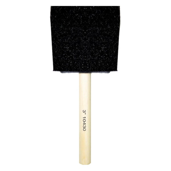 Premier 3 in. High Density Foam Brush (48-Pack)