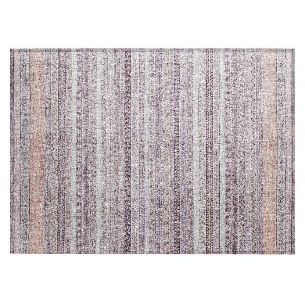 Chantille Machine Washable Indoor/Outdoor Abstract ACN2742 Mauve 3 ft. x 4 ft. Area Rug price history on PriceWatchPro