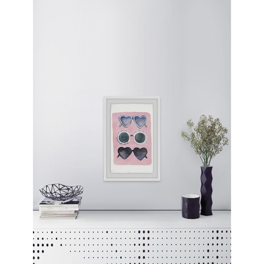 36 in. H x 24 in. W Sunglass Fun by Marmont Hill Framed Printed Wall A