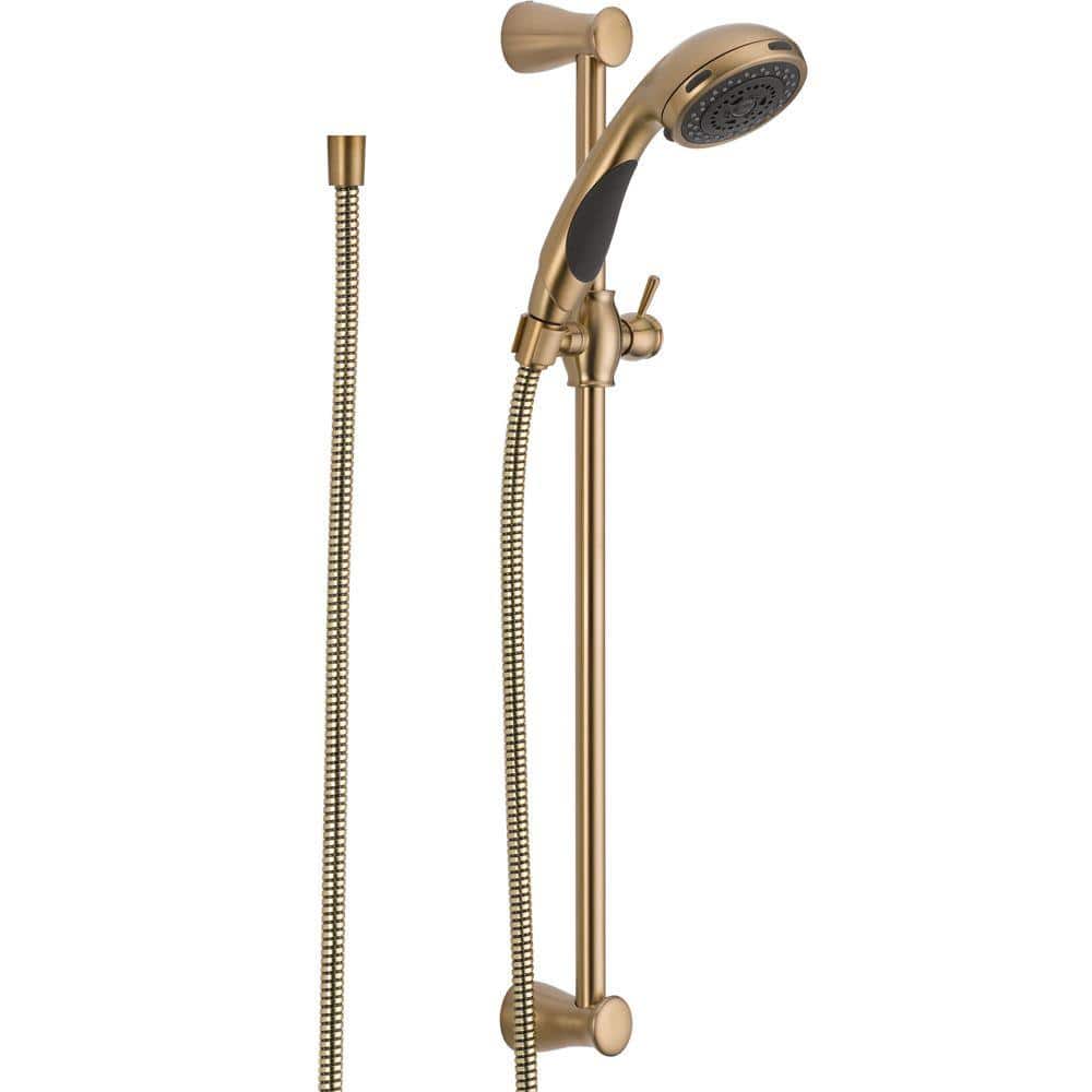 Champagne Bronze Adjustable Handheld Shower with Slide Bar