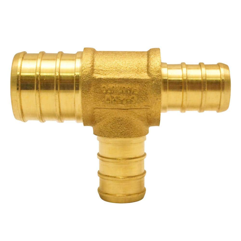 3/4 in. x 1/2 in. x 1/2 in. Brass PEX-B Barb Tee price history on PriceWatchPro