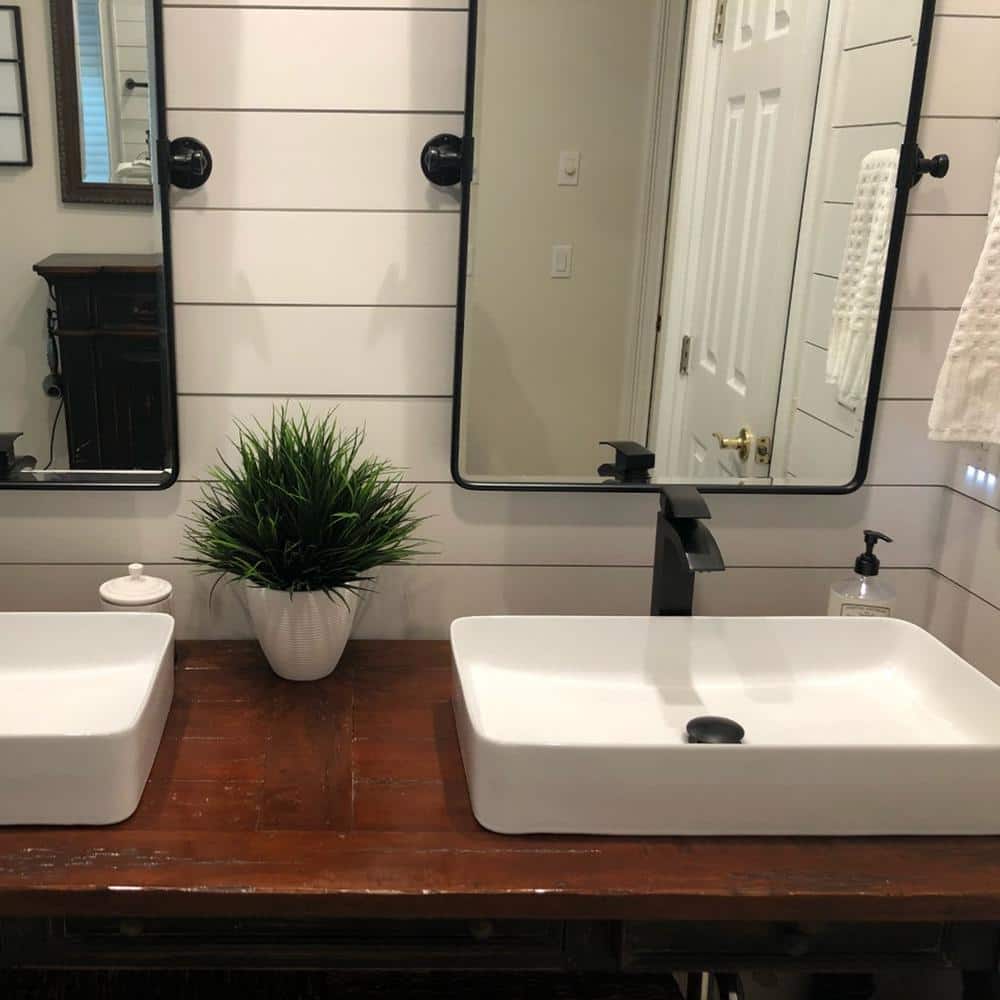 Matte Black Brass Universal Bathroom Sink Pop-Up Drain