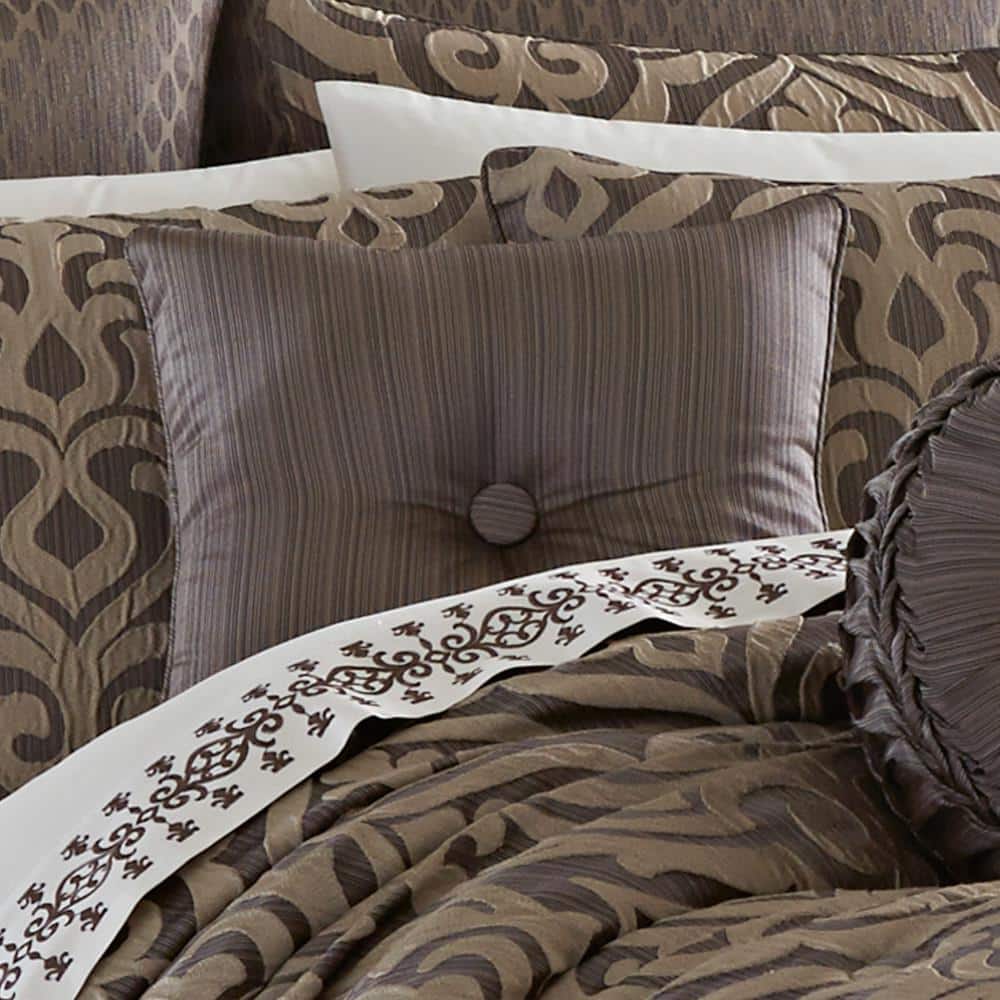 Antonia Mink 16" Square Satin Decorative Pillow