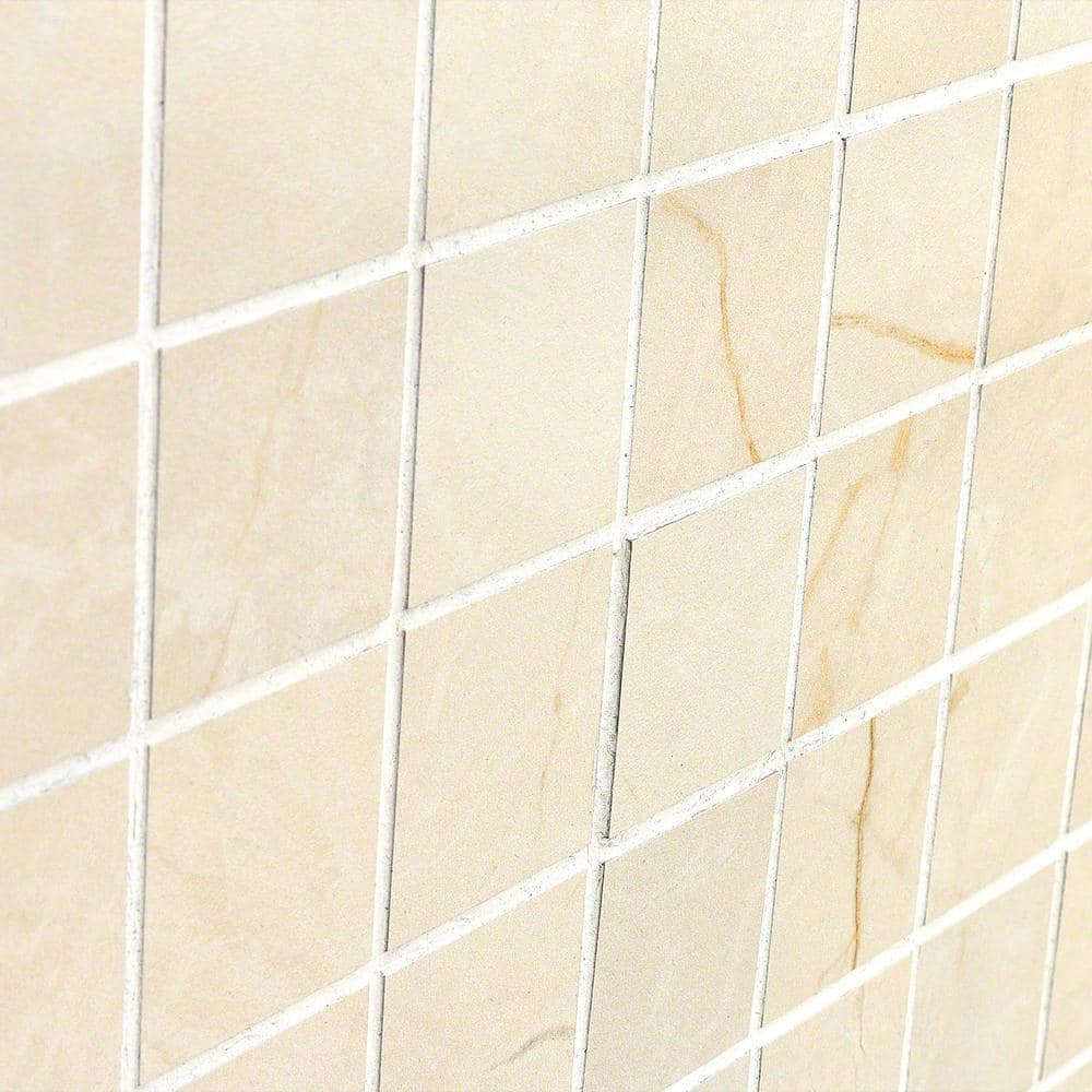 Grace Beige Matte Porcelain Mosaic Tile