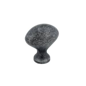 Olinville Collection 1-3/16 in. (30 mm) x 13/16 in. (20 mm) Natural Iron Traditional Cabinet Knob