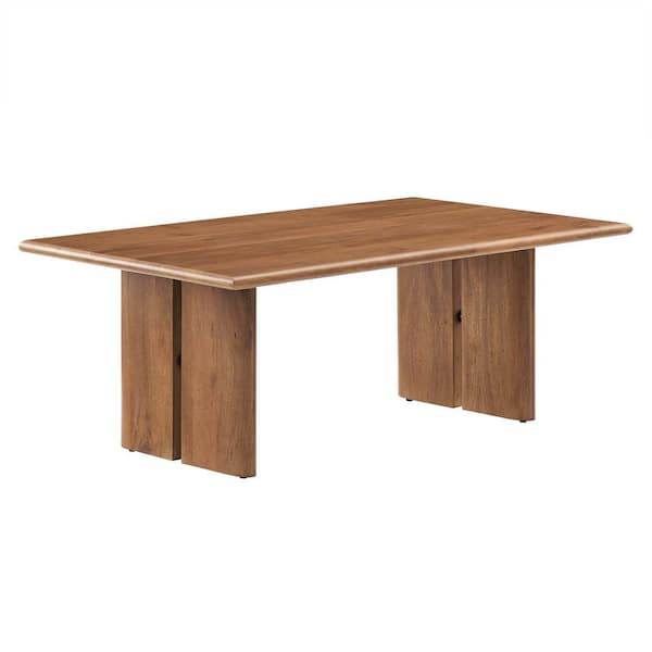 MODWAY Amistad 44" in Walnut Rectangle Wood Coffee Table