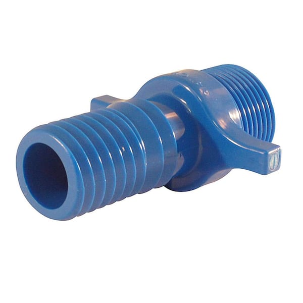 Apollo 3/4 in. Barb Insert Blue Twister Polypropylene x 3/4 in