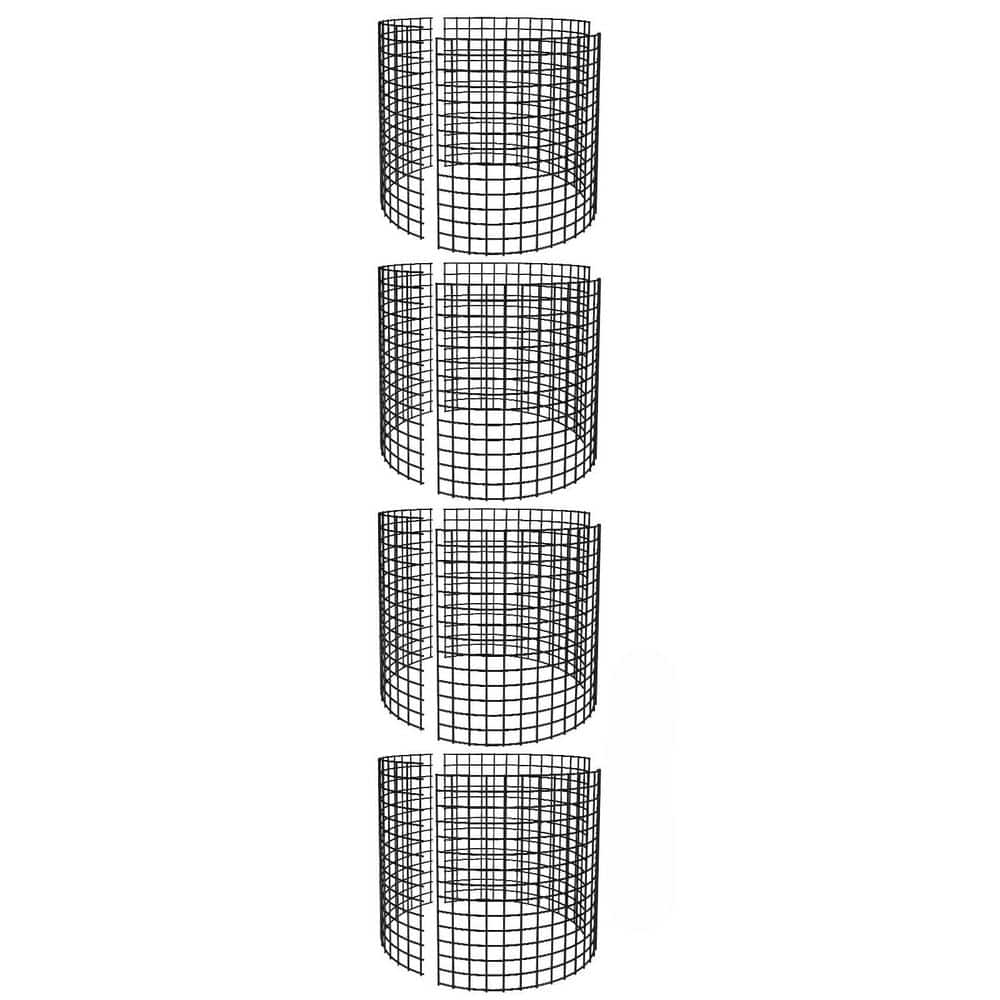 5-Pack 12 in. Metal Garden Plant Cage & Animal Barrier with Stakes and Ties price history on PriceWatchPro