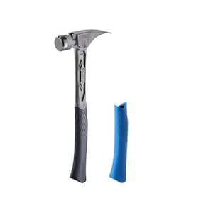 14 oz. TiBone Milled Face with Curved Handle with Blue Replacement Grip (2-Piece)