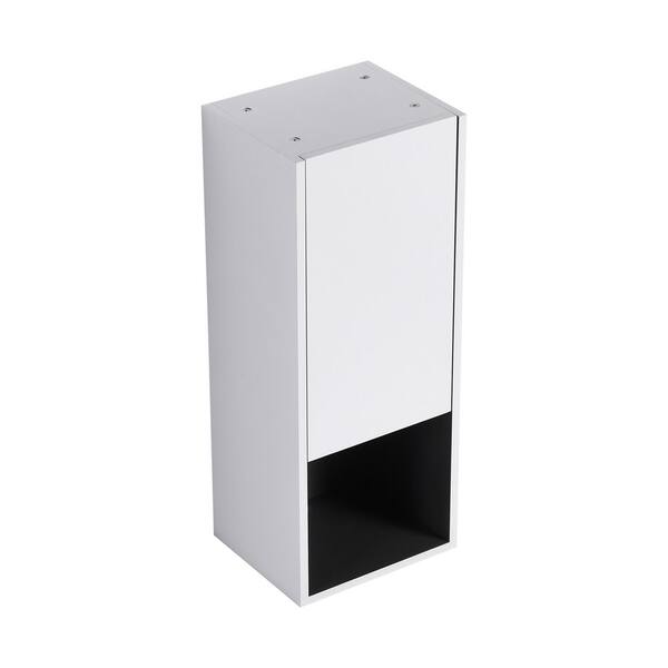 Classic 9.81 in. W x 11.81 in. D x 29.50 in. H Bathroom Storage Wall Cabinet in White with Soft Close Doors