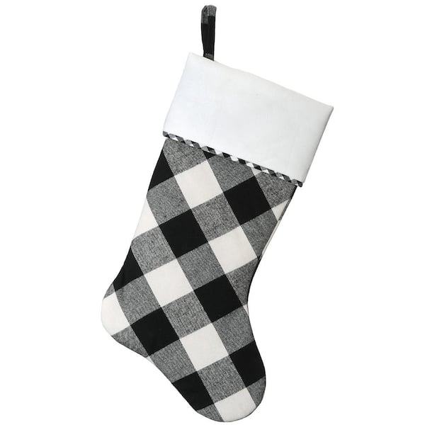National Tree Company 19 in. General Store Plaid Stocking AH63-PS94810 ...