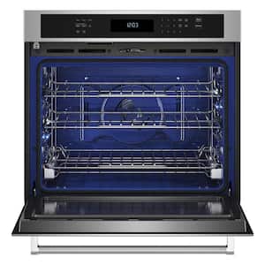 27 in. Single Electric Wall Oven with Convection Self-Cleaning in Stainless Steel