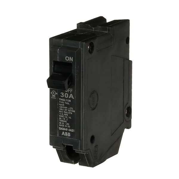 ABB 30 Amp 1 in. Single-Pole Circuit Breaker (THQL1130A)