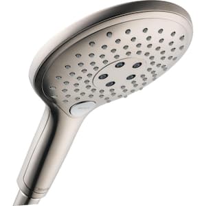 Raindance Select S 3-Spray Patterns with 2.0 GPM 5 in., Wall Mount Handheld Showerhead in Brushed Nickel