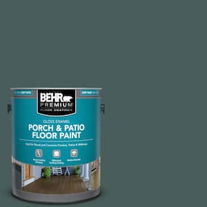 1 gal. #N430-7 Silken Pine Gloss Enamel Interior/Exterior Porch and Patio Floor Paint