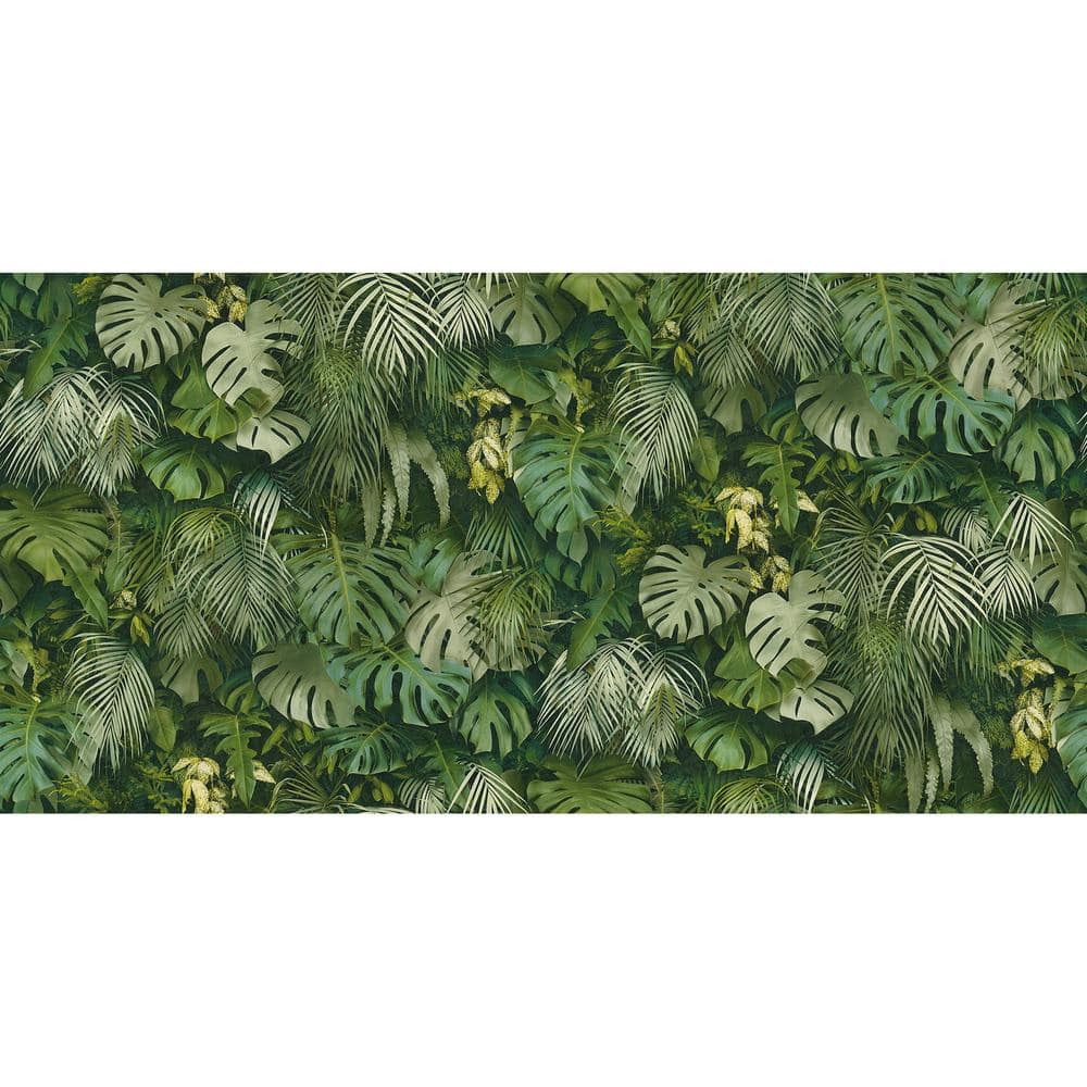 Botanical Green Wallpaper Sample