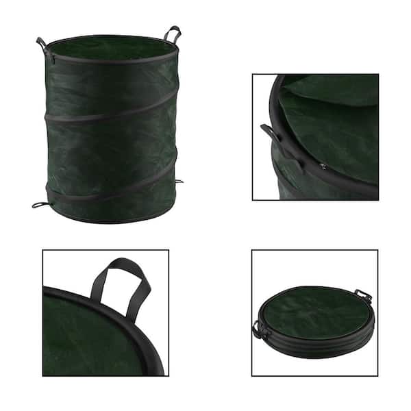 Wakeman Outdoors 44 Gal. Green Collapsible Camping Trash Can with Lid  HW4700047 - The Home Depot