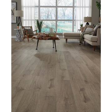VERT HAUS Blanched Oak 10 mm T x 7.4 in. x 47.2 in. Waterproof Hybrid Resilient Flooring (27 sq. ft./Case) VH106
