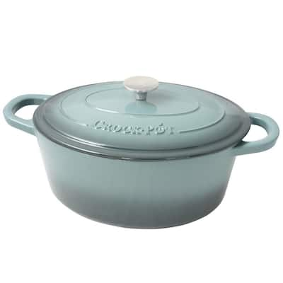 Lodge 8 Qt. Cast Iron Deep Dutch Oven with Lid and Bail Handle L12DCO3 -  The Home Depot