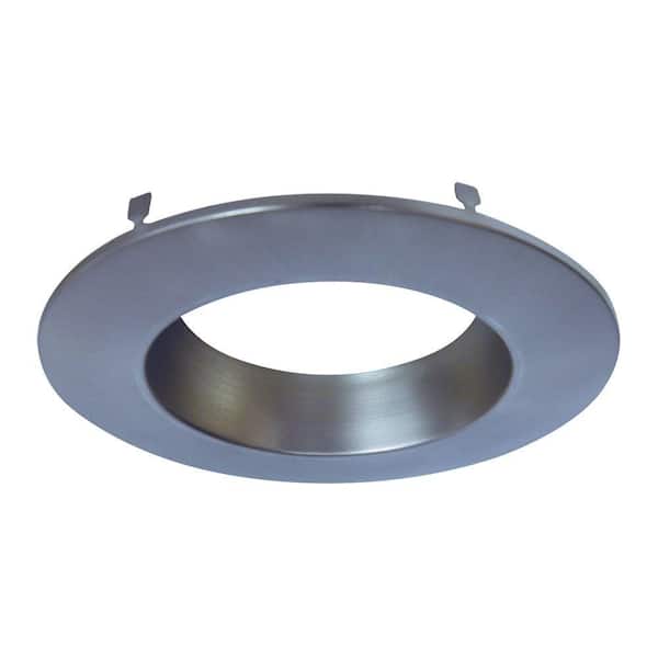Halo RL 5 in. and 6 in. Satin Nickel Recessed Lighting Retrofit Replaceable Trim Ring