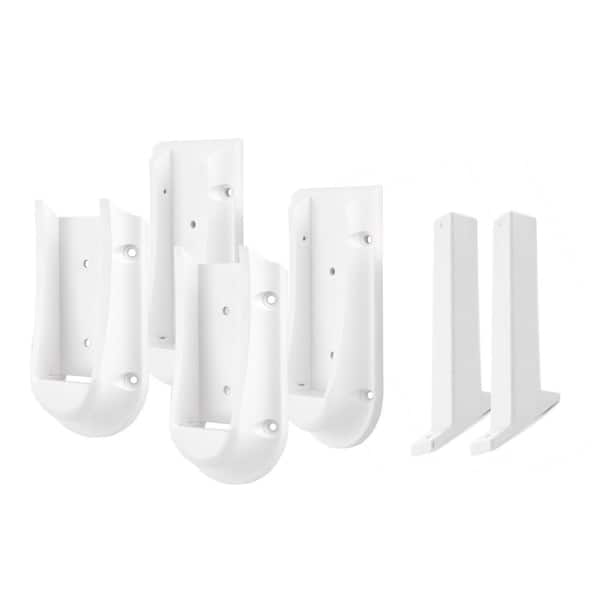 ARMADILLO Polycarbonate & ASA Stair Rail Bracket Kit - White 72309