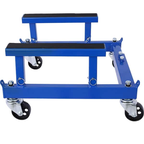 Tidoin 1500 lb. Blue Steel Engine Cradle Dolly with Wheel GH Tidoin 1500 lb. Blue Steel Engine Cradle Dolly with Wheel GH