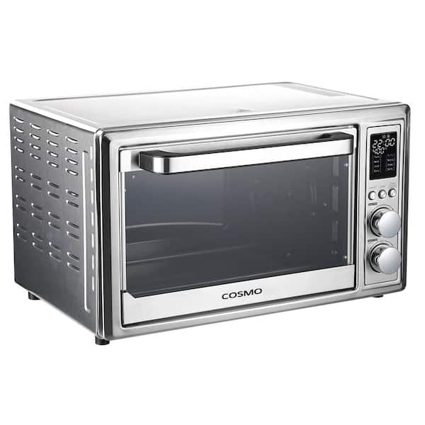 Cosori Smart New Air Fryer Toaster Oven, 32 Quart Large, Stainless Steel,  Black