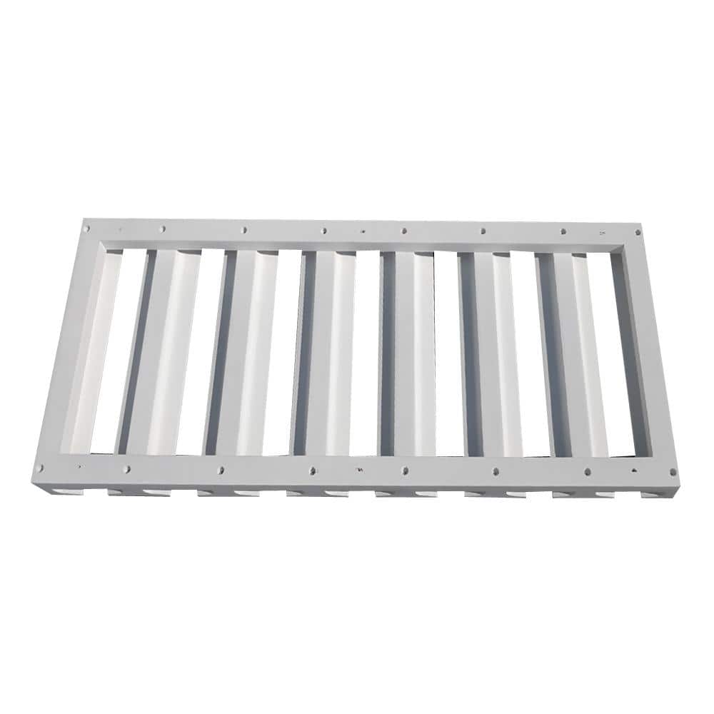 Plywell Shaker 36 in. x 12 in. White Under Cabinet Stemware Rack