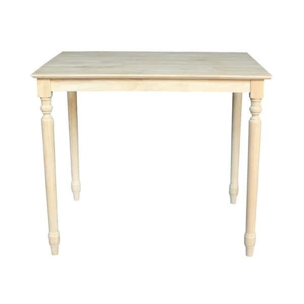 International Concepts Unfinished Pub/Bar Table
