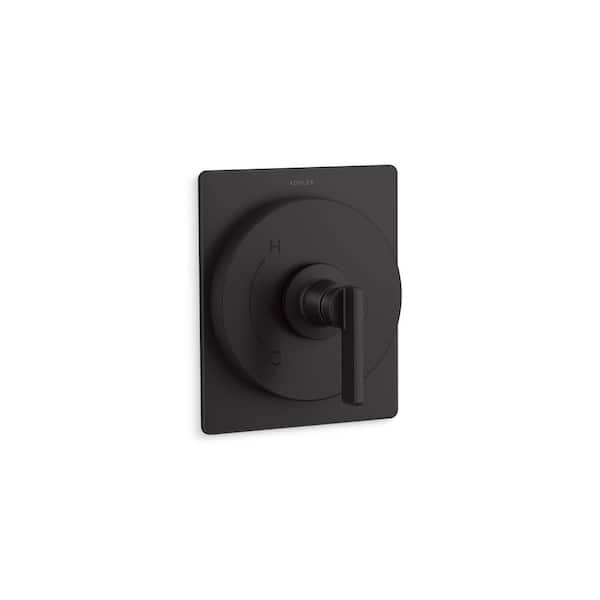 KOHLER Castia By Studio McGee Rite-Temp Valve Trim in Matte Black