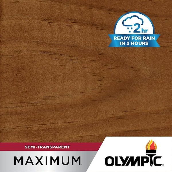 Olympic Maximum 1 gal.ST-2027 Timberline Semi-Transparent Exterior Stain and Sealer in One Low VOC